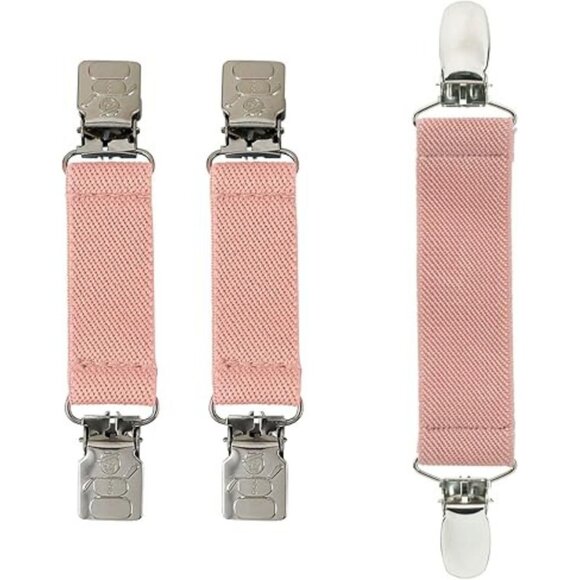 Hold’Em Mitten & Hat Clip Set Toddler Kids Sturdy Super Tight Grip - Peach - Picture 1 of 6